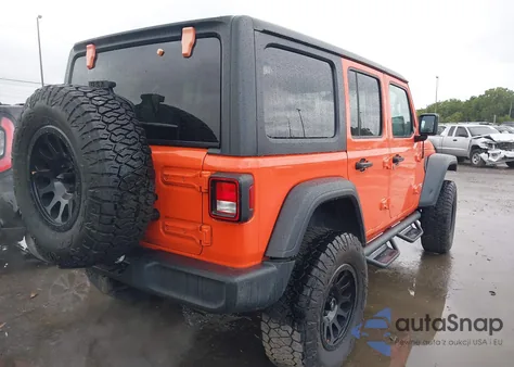 2020 Jeep Wrangler Unlimited Sport S 4X4 z USA, uszkodzony, nr VIN 1C4HJXDN1LW163708